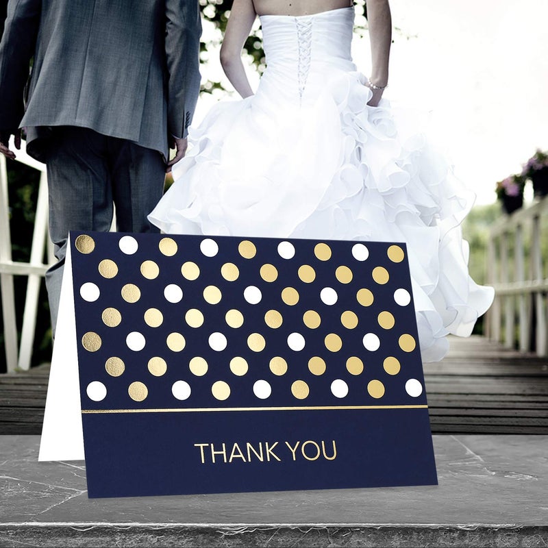Spark Ink 100 Thank You Cards with Envelopes Bulk| Made in USA | 4 x 6 Personalized Blank Thank You Notes for Graduation 2025, Wedding, Small Business, Bridal & Baby Shower, Funeral - Image 5